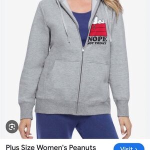 Knotts Berry Farm snoopy peanuts nope not today woman’s within hoodie Heather